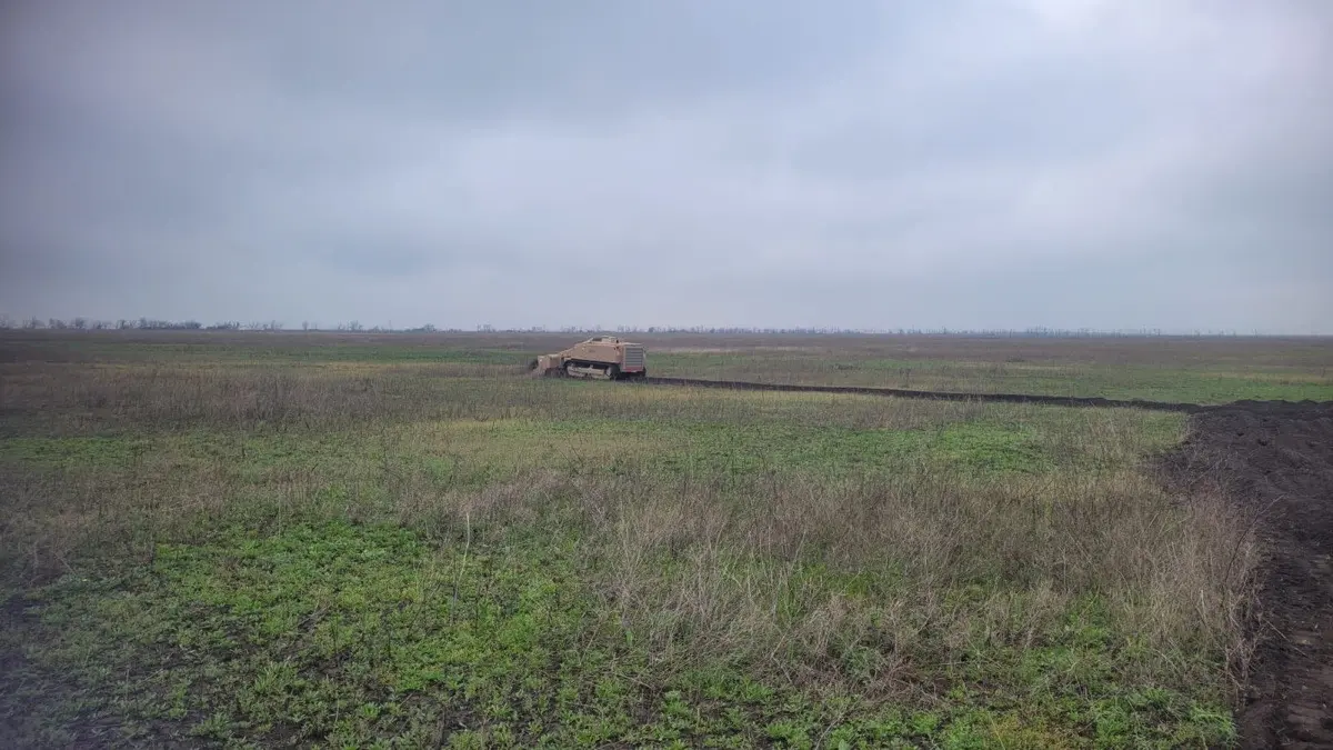 Хорватська компанія DOK-ING успішно завершила проєкт з короткострокової оренди машини для розмінування
